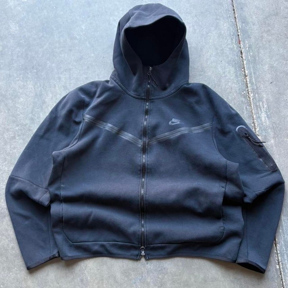 Black Nike Tech Fleece Gorpcore Hoodie
